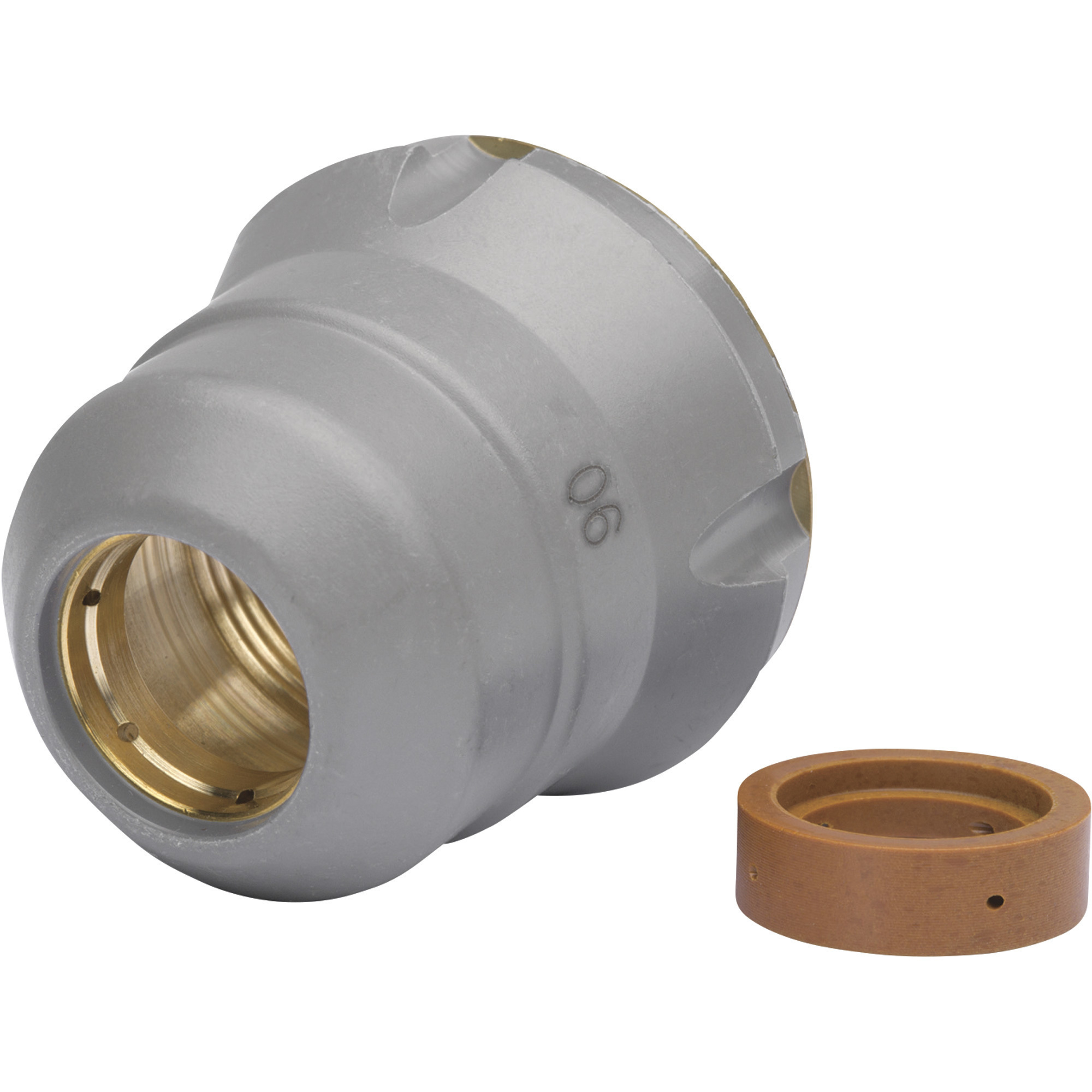 Lincoln Electric Replacement Plasma Cutter Air Diffuser and Shield Cup Set, Fits Plasma 20,  2-Piece Set, Model# KH653